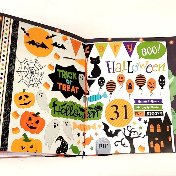 Let's Go Trick or Treating Halloween Theme handmade junk journal - Picture 7 of 12